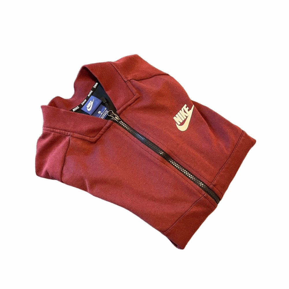 Nike Maroon Full-Zip Jacket Size Medium